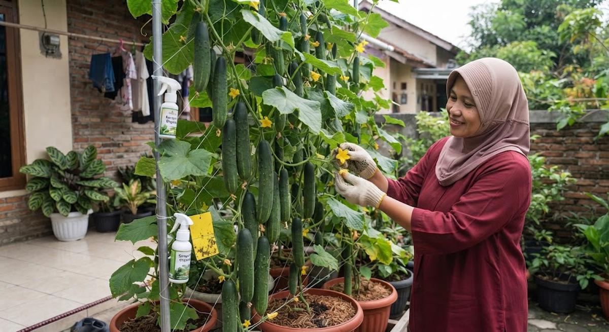 6 Tips Menanam Timun agar Berbuah Lebat, Perhatikan Air dan Nutrisi