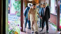Presiden Prabowo Subianto menerima kunjungan Wakil Perdana Menteri (WPM) Malaysia Ahmad Zahid Hamidi di kediamannya di Hambalang, Kabupaten Bogor, Jawa Barat, Jumat (18/9/2026) (Istimewa)