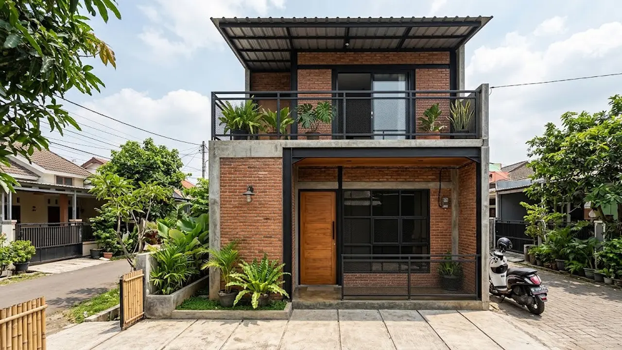 7 Desain Rumah Industrial Low Budget yang Estetik, Kokoh, dan Hemat Biaya
