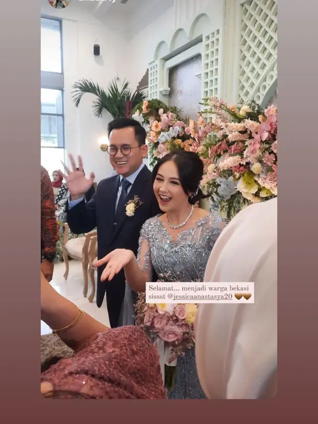 Lama Tak Muncul, Ini 6 Momen Resepsi Pernikahan Jessica Anastasya