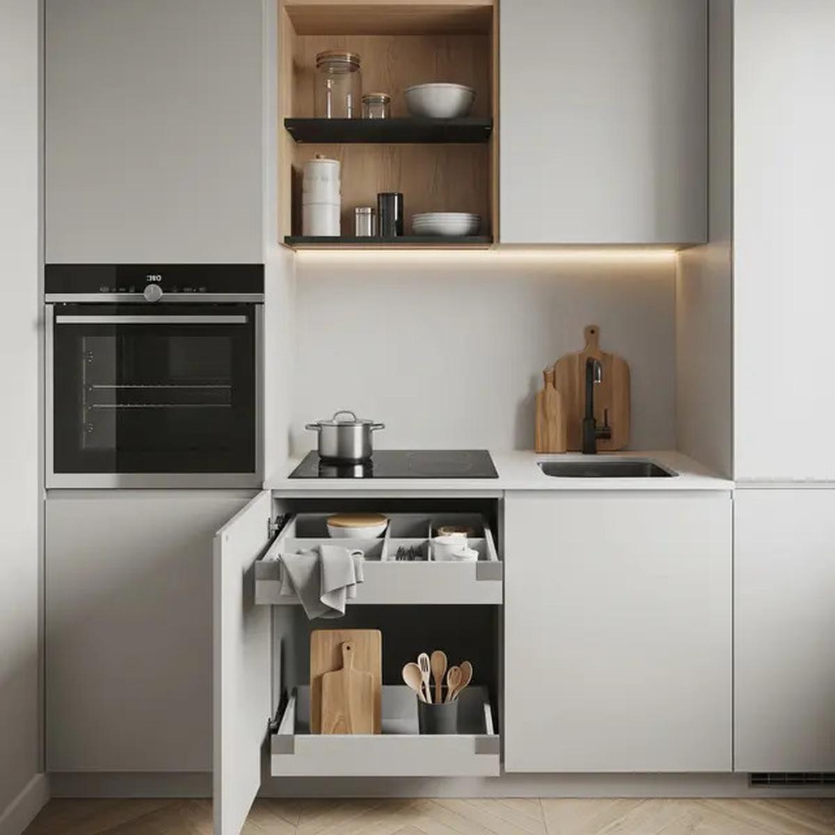 9 Ide Dapur 2x2 Meter Rumah Type 36 dengan Konsep Japandi dan Hidden Storage, Jadi Favorit di 2025