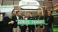 Gojek memperkenalkan layanan GoRide yang mengintegrasikan layanan ride hailing dan pembelian tiket KRL Commuterline. (Dok: Gojek)