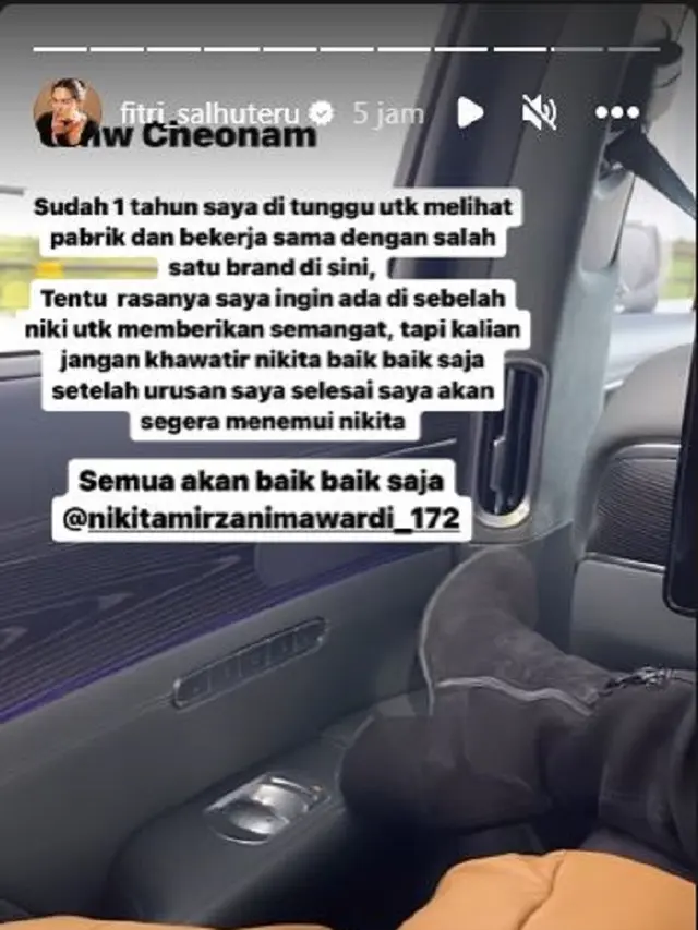 Nikita Mirzani - Fitri Salhuteru (Foto: Instagram/@fitri_salhuteru)