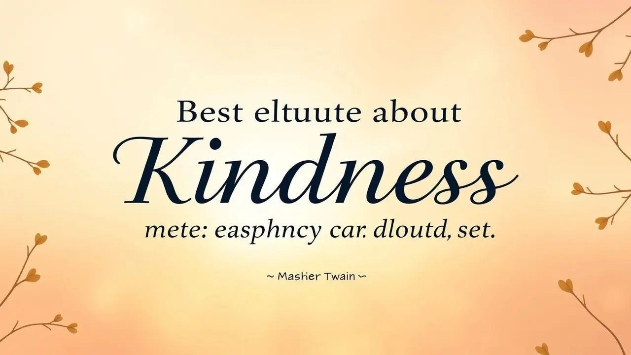 Quote About Kindness