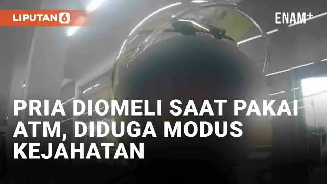 VIDEO: Viral Pria Diomeli Saat Pakai ATM, Diduga Modus Kejahatan Baru