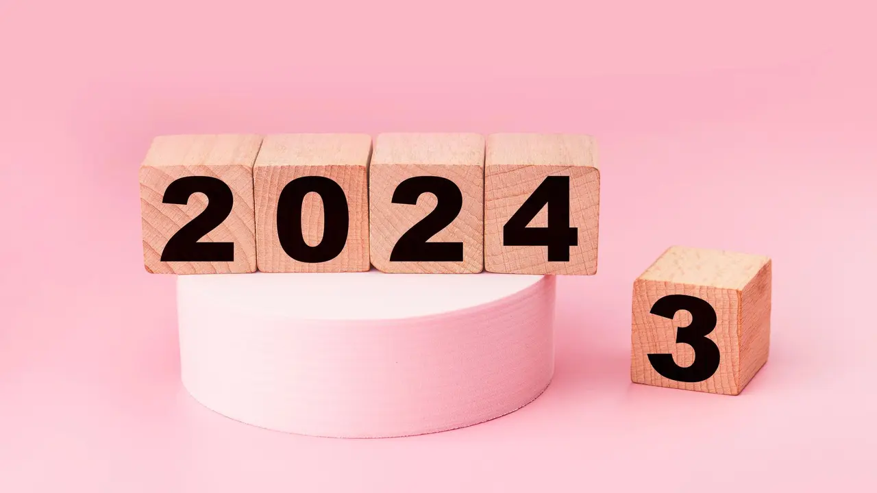 Ilustrasi tahun baru 2024