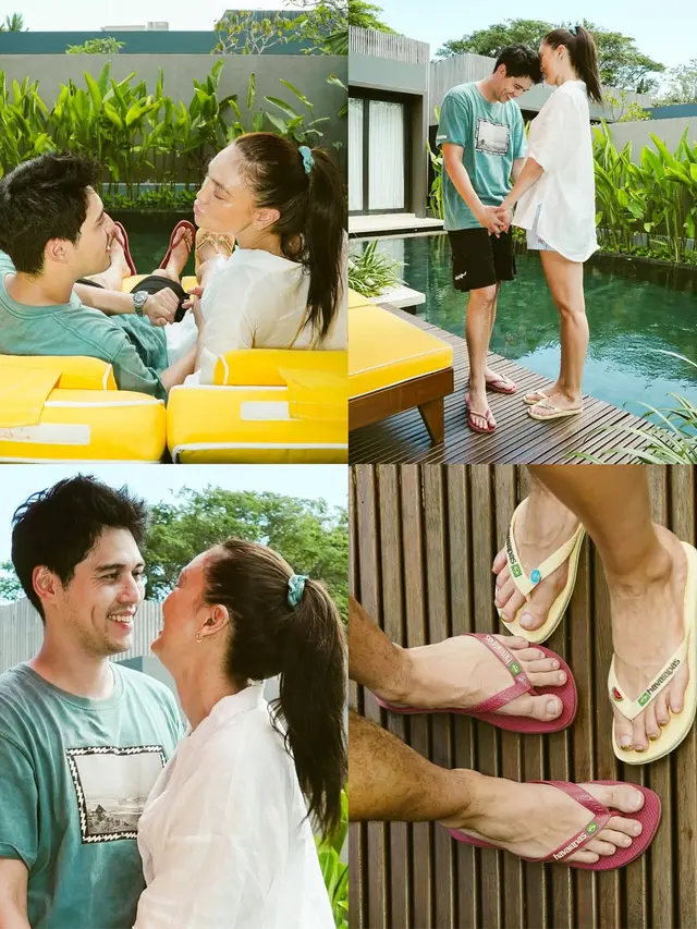 Pernikahan Tinggal Menghitung Hari, Gaya Kasual Luna Maya dan Maxime Bouttier Bak Pemotretan Prewedding