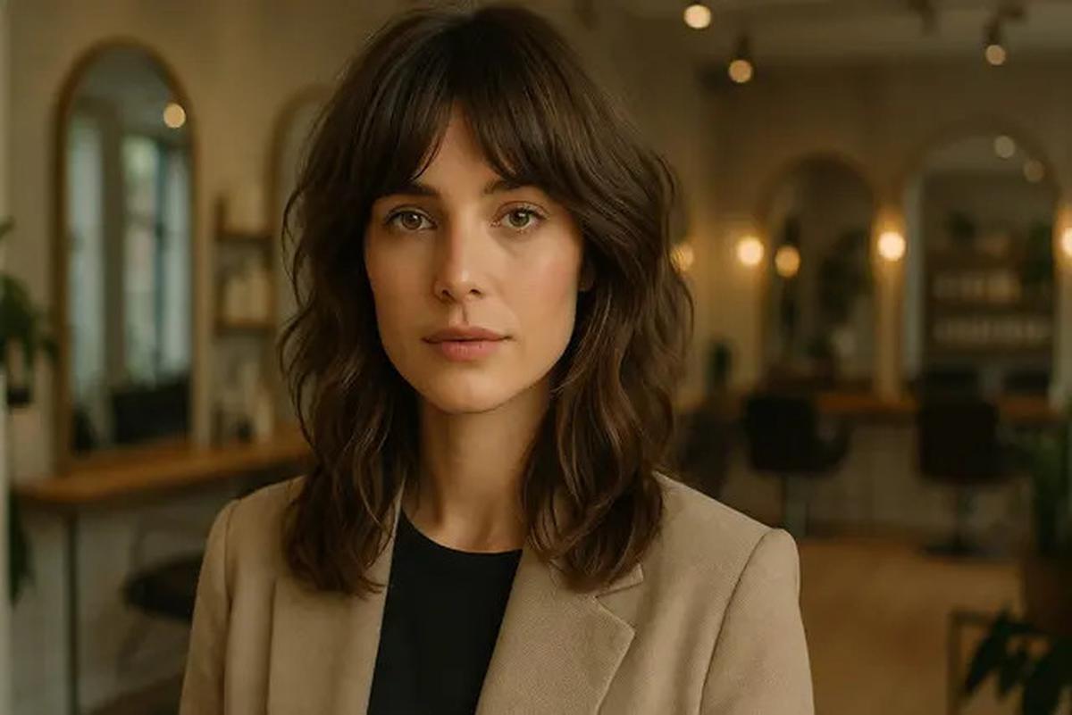 9 Model Rambut Shag Modern dengan Curtain Bangs, Potongan Awet Muda Anti Ribet