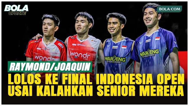 Kalahkan Sabar/Reza, Raymond/Nikolaus Bongkar Kunci Lolos ke Final Indonesia Open 2026