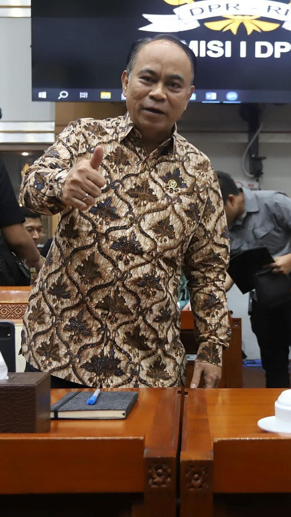Budi juga mengatakan bahwa tidak ada negara di seluruh dunia yang tidak terkena serangan Ransomware. Budi mengatakan, dari data per negara tahun 2022-2023, serangan Ransomware terbesar terjadi kepada Amerika Serikat. Foto: merdeka.com / Arie Basuki<br>