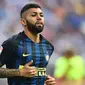 Pemain Inter Milan asal Brasil, Gabriel Barbosa. (AFP/Giuseppe Cacace)