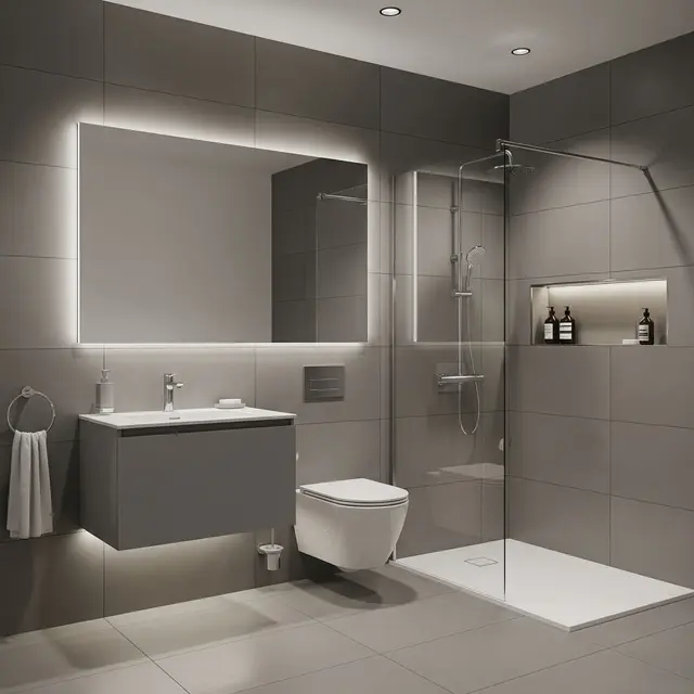 9 Model Keramik Kamar Mandi Abu-abu, Tampilan Modern dan Fungsional