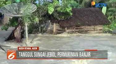 Akibat peristiwa ini satu rumah warga hanyut terbawa air dan ratusan rumah terendam banjir setinggi 1 meter.
