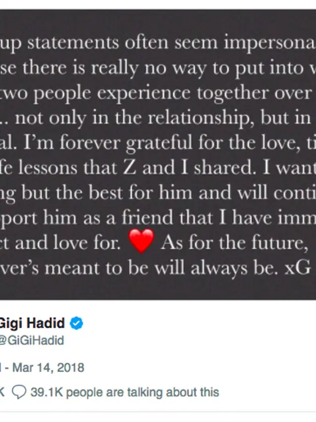[Bintang] Zayn Malik - Gigi Hadid