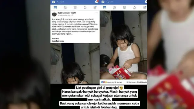 Menjadi mitra ojek online berarti harus menghabiskan banyak waktu di jalanan, sehingga banyak di antaranya yang harus rela meninggalkan keluarga di rumah.