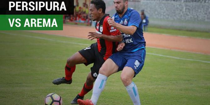VIDEO: Highlights Liga 1 2017, Persipura Vs Arema 3-1