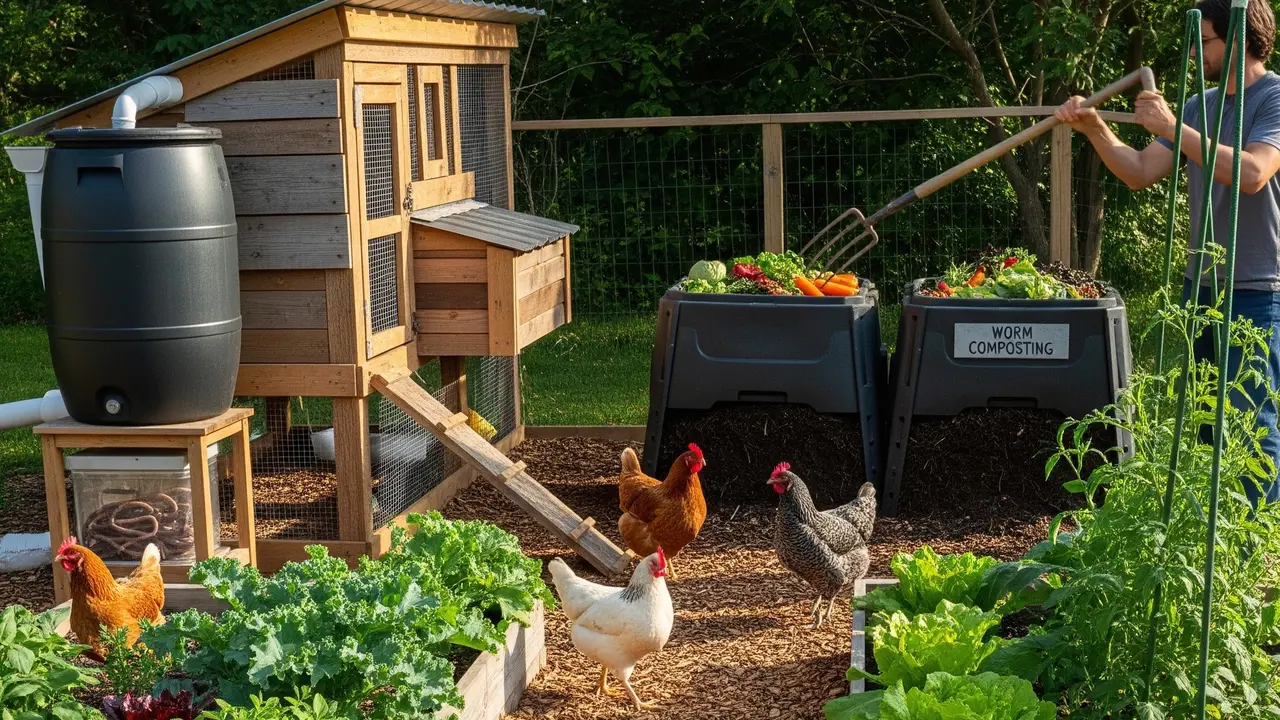 Cara Membuat Kebun Ayam Zero Waste