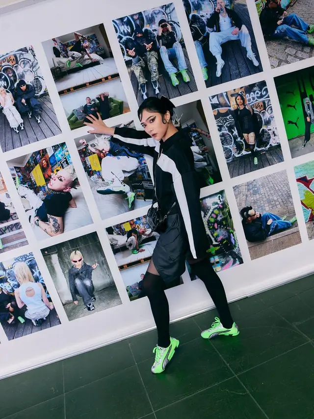 Ilustrasi gaya khas Isyana/PUMA Indonesia