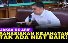 VIDEO: Dua Kejahatan Arif Rahman Eks Anak Buah Sambo di Kasus Brigadir J