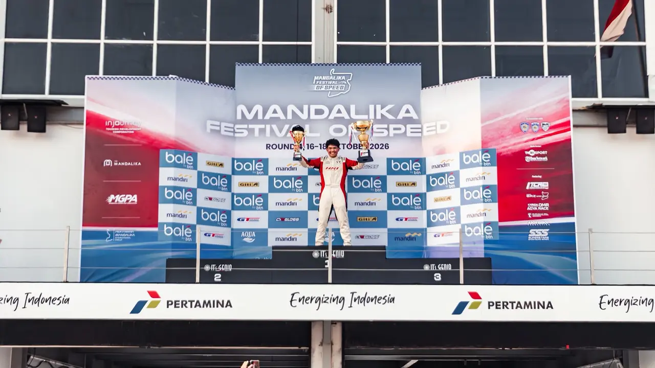 Zayn Neymar di Podium Juara Mandalika Festival of Speed 2026