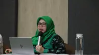 Komisioner KPAI, Margaret Aliyatul Maimunah dalam Rapat Koordinasi Klaster Perlindungan Khusus Anak Hasil Pengawasan KPAI Tahun 2023. (Foto: Istimewa)