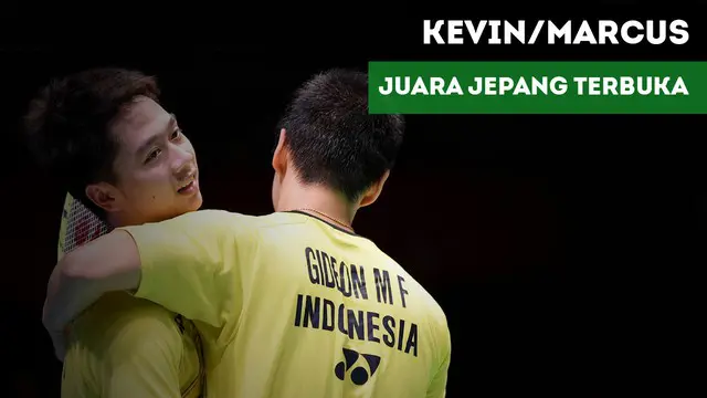 Ganda putra Indonesia, Kevin Sanjaya/Marcus Gideon meraih gelar juara di Jepang Terbuka Super Series 2017