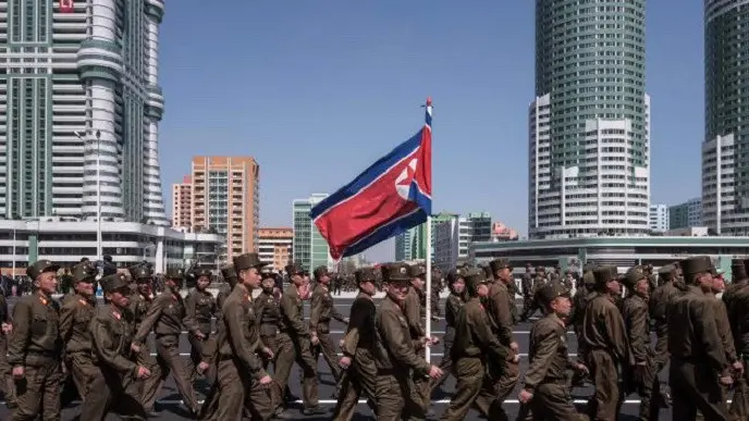 Apartemen Mewah di Pyongyang Korea Utara (Ed Jones/AFP)