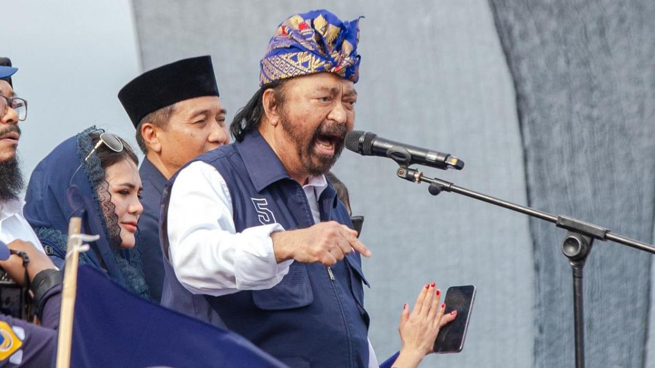Surya Paloh Akhirnya 'Turun Gunung' Langsung Kampanye di Lombok: Jaga Aturan Main, Agar Pemilu Damai