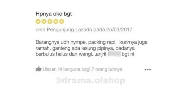 6 Ulasan Pembeli saat Belanja di Online Shop Ini Bikin Baper, Kocak