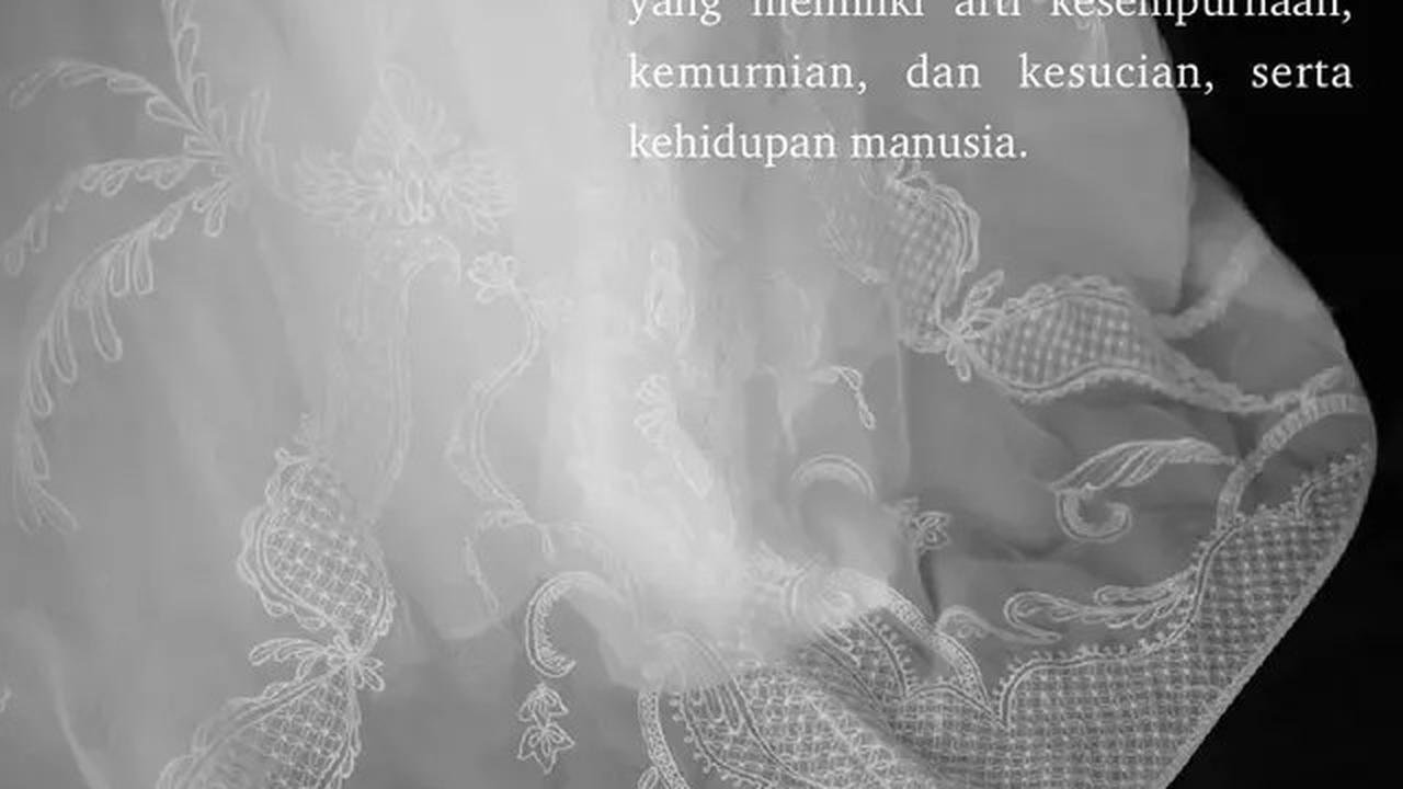 Menilik Detail Model Bridal Robe Luna Maya, Elegan Penuh Makna Filosofis