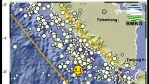 Gempa Magnitudo 5,1 Guncang Bengkulu, Tak Berpotensi Tsunami