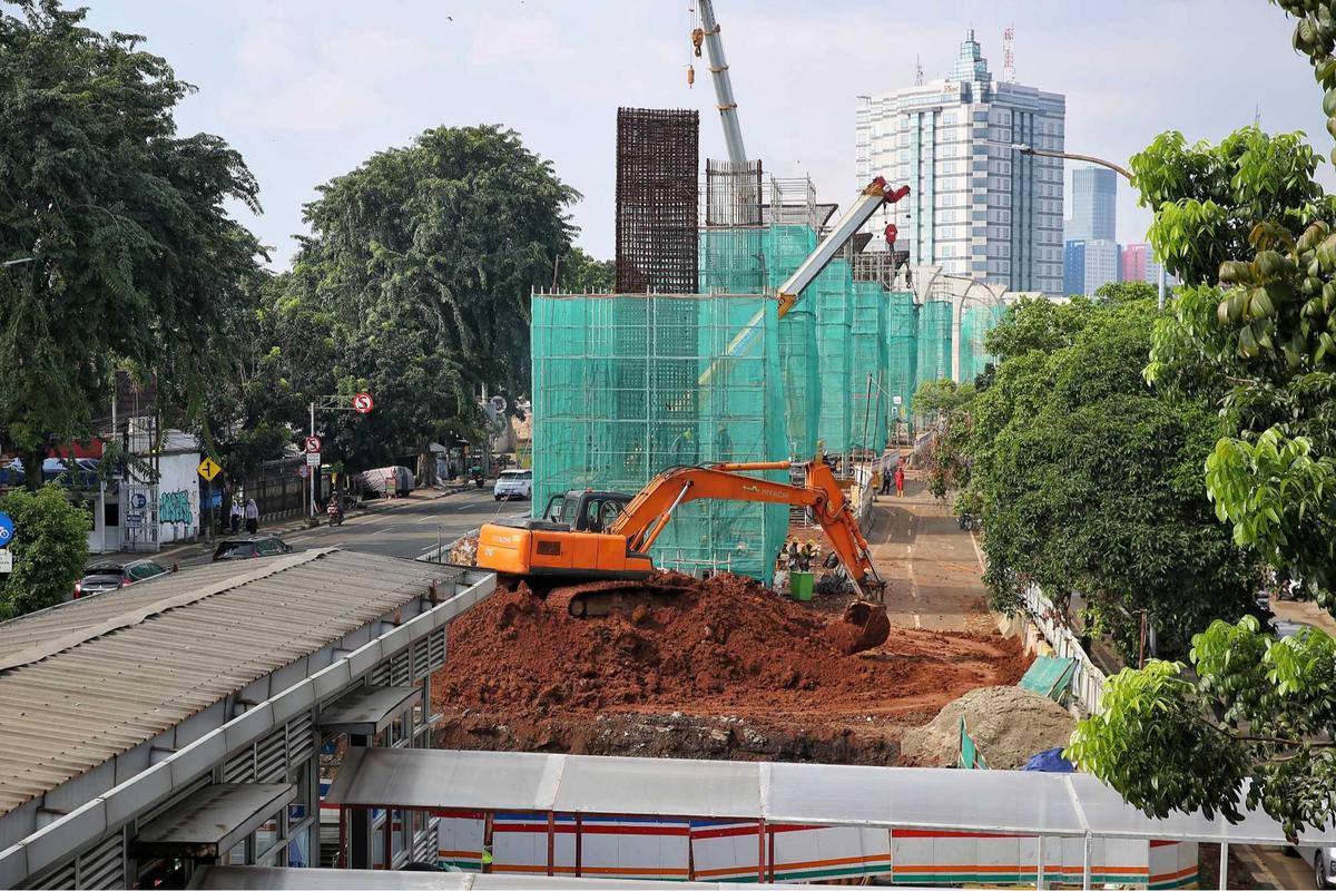 Proyek LRT Jakarta Fase 1B Velodrome&ndash;Manggarai