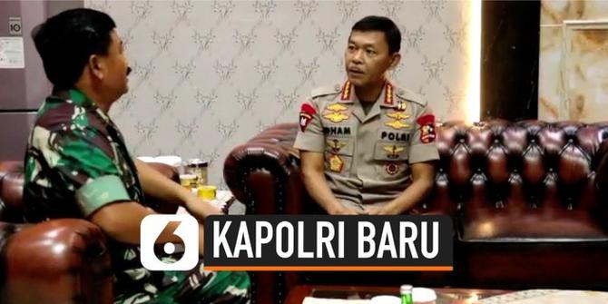 VIDEO: Usai Dilantik Kapolri Menemui Panglima TNI