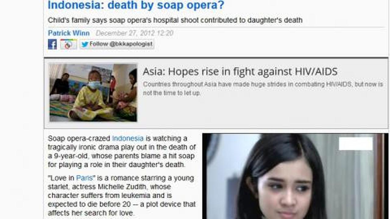 Media AS soroti kematian Ayu dan syuting sinetron di ICU