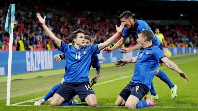 Foto Piala Eropa: Momen Selebrasi Emosional di Babak 16 Besar Euro 2020