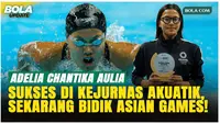 Adelia Chantika Bidik Asian Games dan Youth Olympic, Usai Bersinar di Kejurnas Akuatik 2026