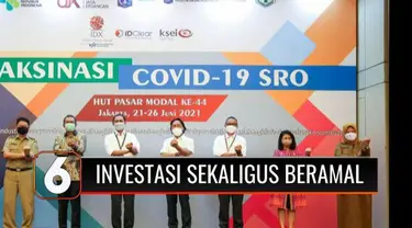 Rangkaian perayaan ke-44 tahun diaktifkannya kembali, Self Regulatory Organization (SRO) Pasar Modal Indonesia mengajak para investor untuk berinvestasi sekaligus berdonasi untuk penanggulangan Covid-19, pada 9 Agustus 2021.