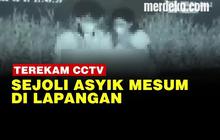 VIDEO: ASTAGA! Sejoli Bali Terekam CCTV Beradegan Mesum di Lapangan Renon