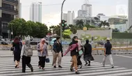 Berdasarkan survei Asosiasi Pengusaha Indonesia (Apindo) terhadap 357 perusahaan anggotanya yang dilakukan per Maret 2025, mayoritas atau sekitar 65% mengatakan PHK menjadi opsi karena terjadi penurunan permintaan. (Liputan6.com/Herman Zakharia)