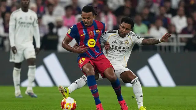 barcelona vs real madrid piala super spanyol