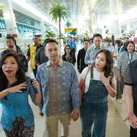 Nagita Slavina disebut saltum saat kunjungan Terminal 3 Bandara Soekarno Hatta [@raffinagita1717]