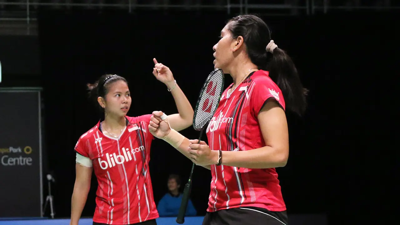Ganda putri Indonesia Greysia Polii/Nitya Krishinda Maheswari