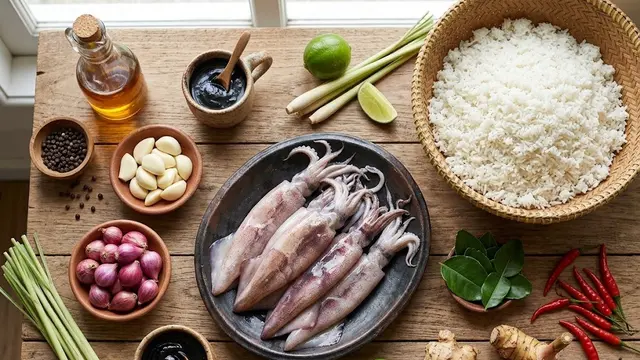 Resep nasi goreng tinta cumi anti amis