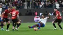 Dengan kemenangan ini, Barca bakal menghadapi Real Madrid di laga final Piala Super Spanyol yang berlangsung pada Senin, 15 Januari 2024 dini hari WIB. (AP Photo)