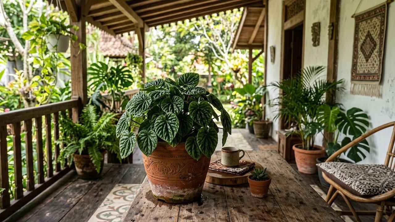 Peperomia Caperata/AI Generated