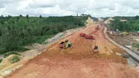 Proyek Jalan Tol Balikpapan-Samarinda. (Dok Jasamarga Balikpapan Samarinda).