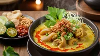 Cara Membuat Soto Kikil Kuah Santan, Lengkap dengan Tips Memasak
