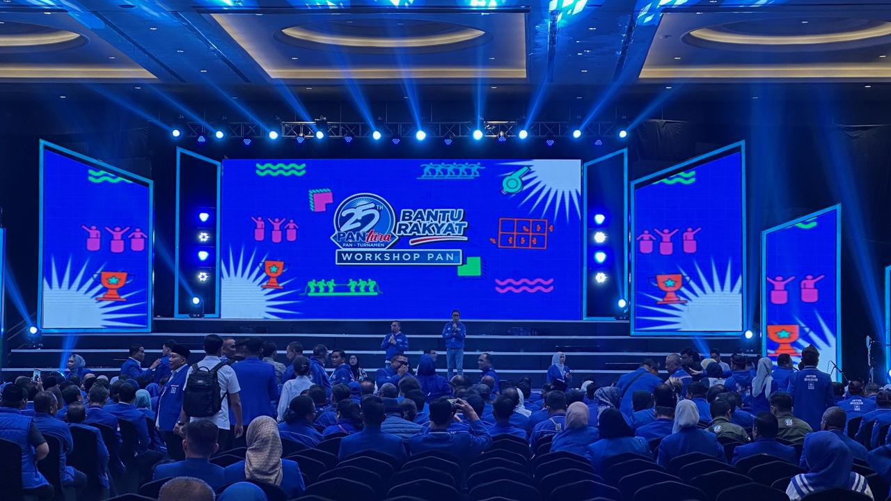 Acara HUT Partai Amanat Nasional (PAN), Senin (28/8/2023).