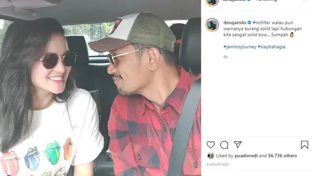 Ibnu Jamil - Ririn Ekawati (Foto: Instagram/@ibnujamilo)