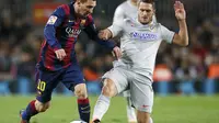 Gol Penalti Messi Bikin Atletico Keok di Camp Nou